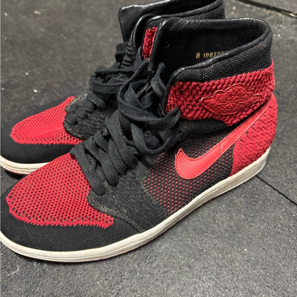 Nike Air Jordan 1 High Knit Red and Black